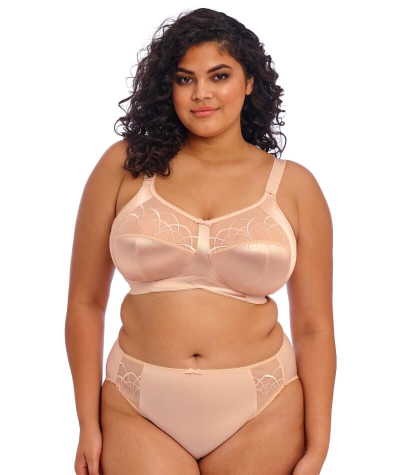 Elomi Cate Soft Cup Wire-Free Bra - Latte Bras
